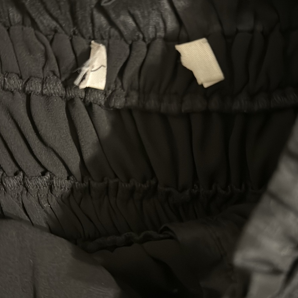 FRAME Black Corded Silk Maxi Dress - Picture 8 of 9